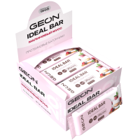 Протеиновые батончики GEON IDEALBAR Малиновый мусс, 33% белка (60г х 10шт.)